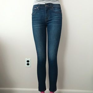 Madewell 9" High-Rise Skinny Jeans (Surfside Wash)